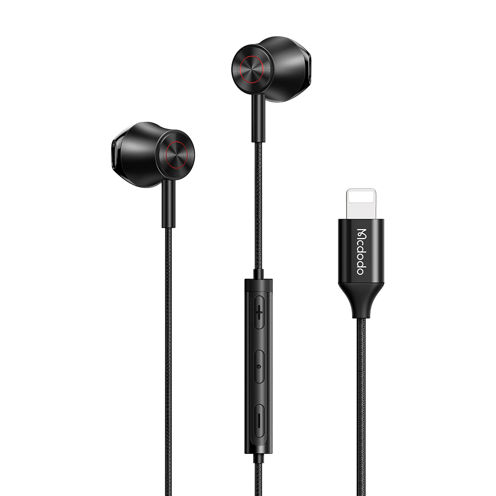 MCDODO HP-4080 For iPhone iPad Wired Headphone HiFi Music Earphone Clear Phone Call Sound Headset with Lightning Plug MCDODO HP-4080 For iPhone iPad Wired Headphone HiFi Music Earphone Clear Phone Call Sound Headset with Lightning Plug
